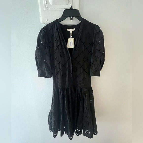 Maje black babydoll dress - Picture 4 of 7